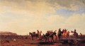 Indiens qui voyagent près de Fort Laramie Albert Bierstadt